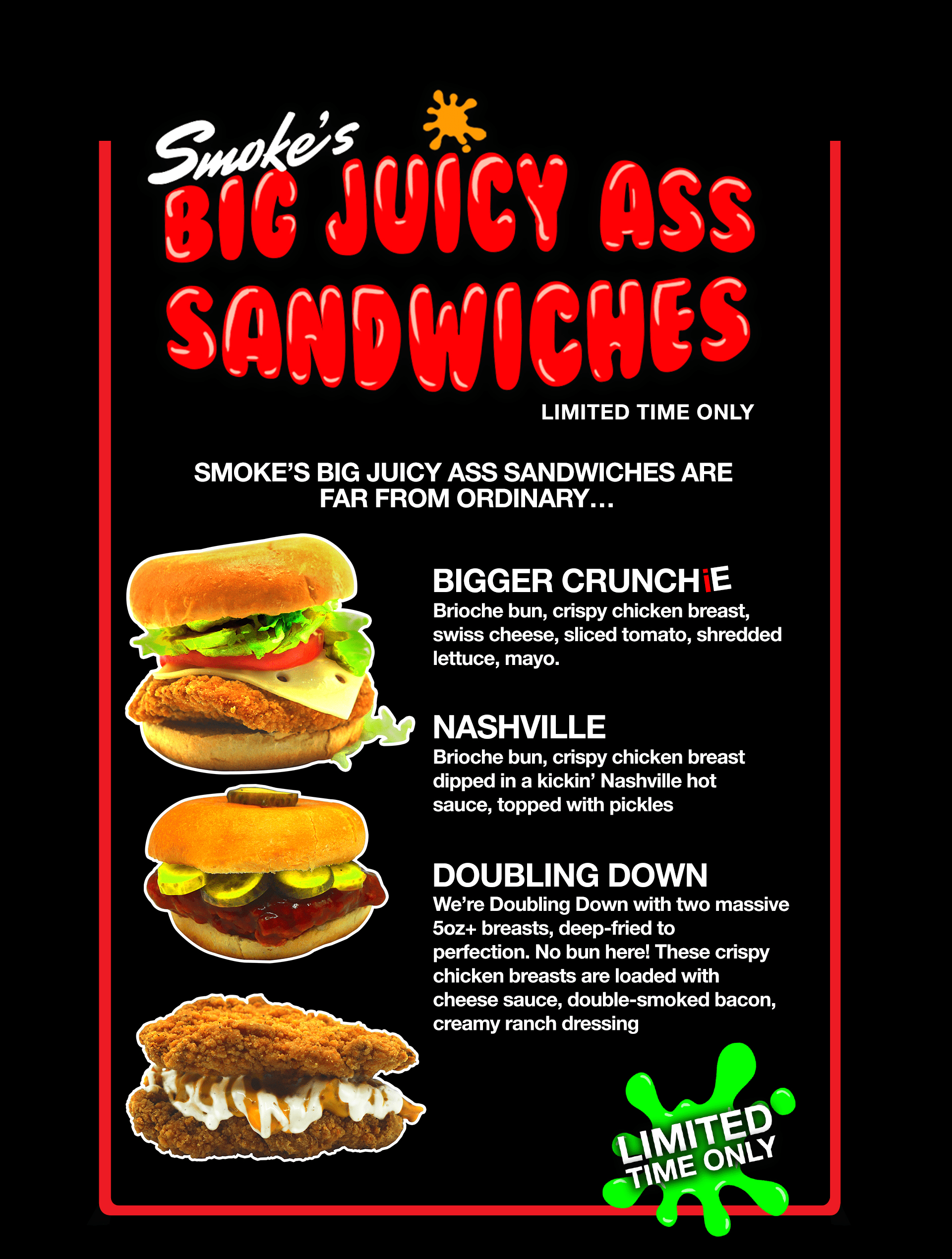 Big Juicy Ass Sandwiches