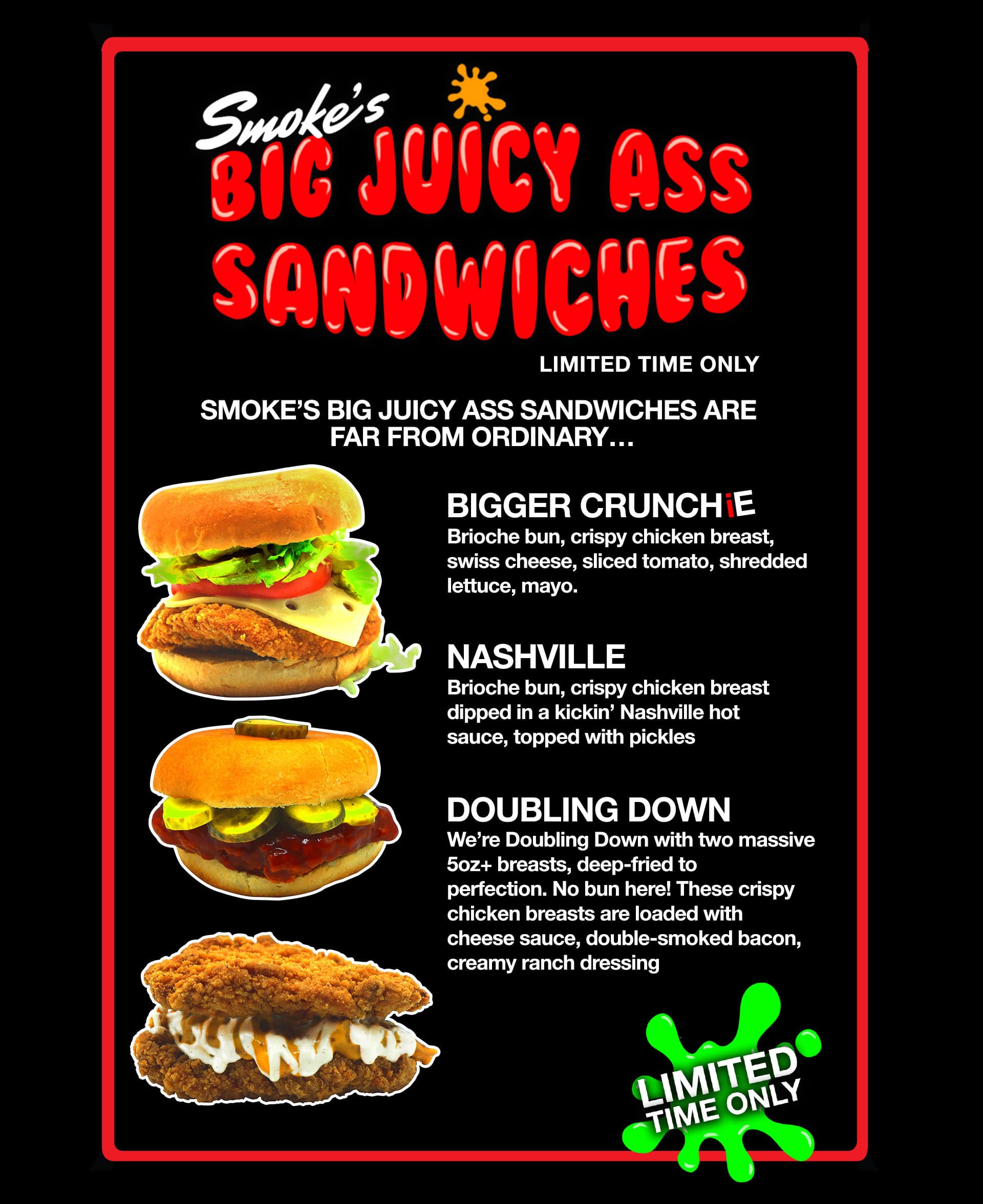 Big Juicy Ass Sandwiches